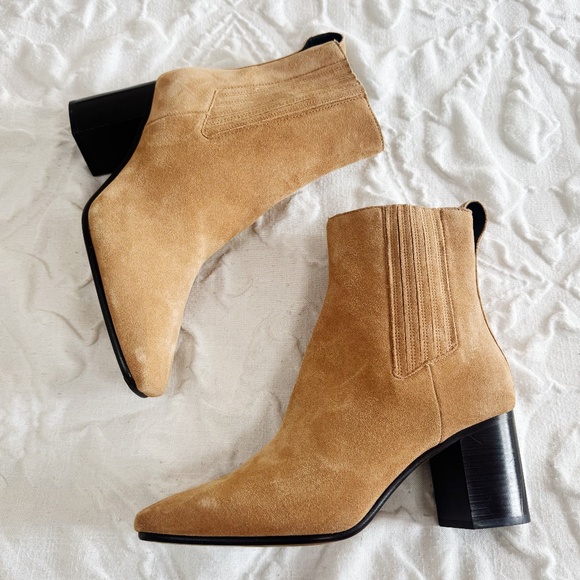 Rag & Bone Astra Suede Chelsea Booties Size - Picture 2 of 10